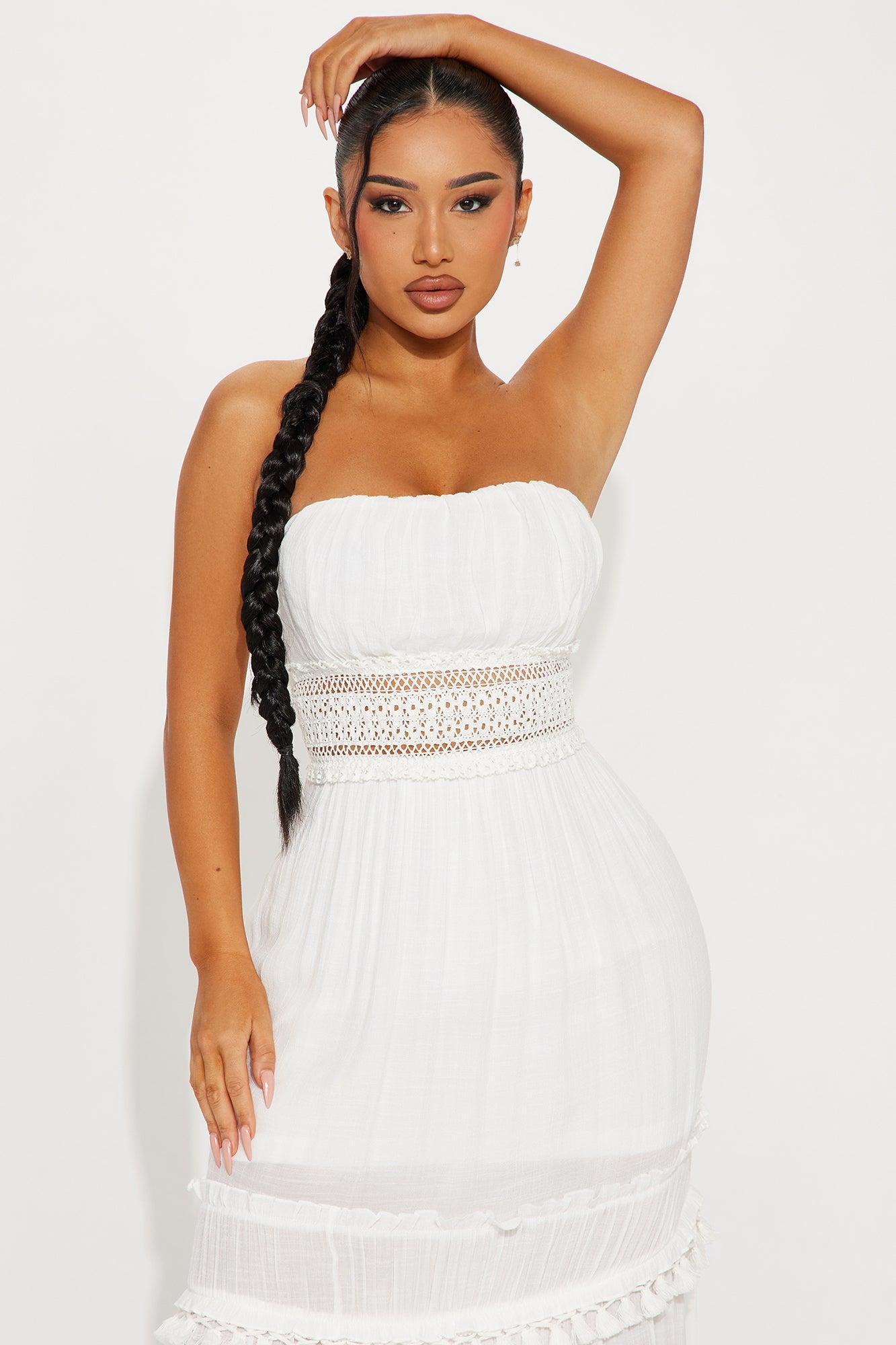 Vacation Mode Maxi Dress - Ivory Product Image