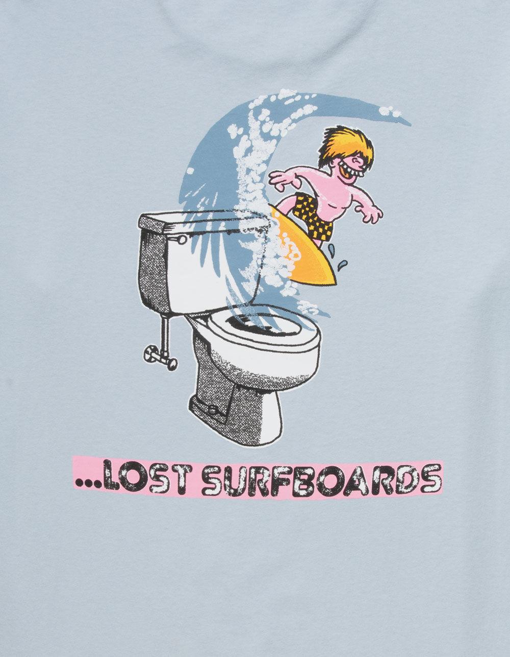 LOST Crappy Waves Mens Tee - BLUE Product Image