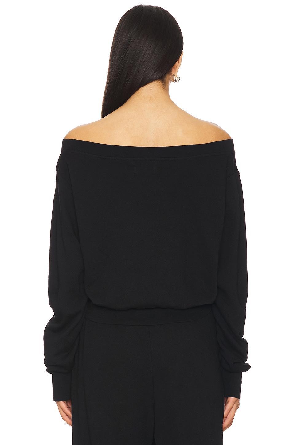 Bix Off The Shoulder Sweatshirt Michael Lauren Product Image