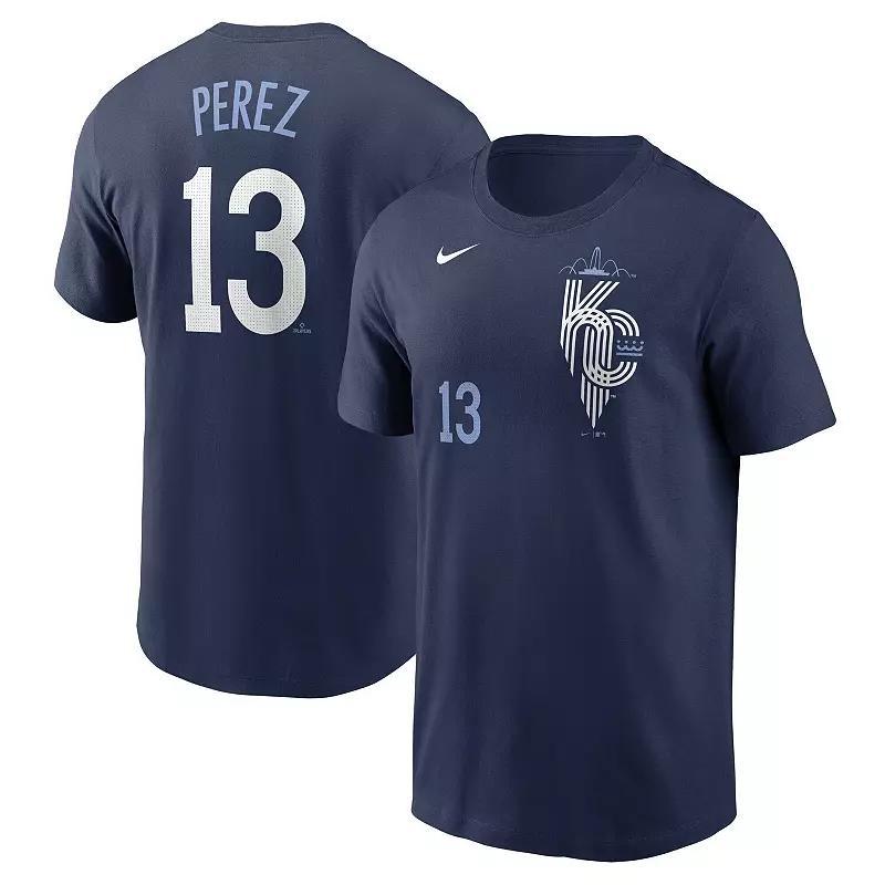 Men's Nike J.T. Realmuto Red Philadelphia Phillies Fuse Name & Number T-Shirt, Size: Large Product Image
