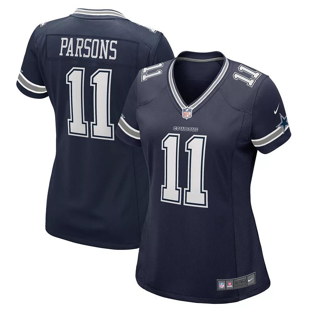 Women's Nike Micah Parsons Navy Dallas Cowboys Game Jersey, Size: XL, Blue Product Image