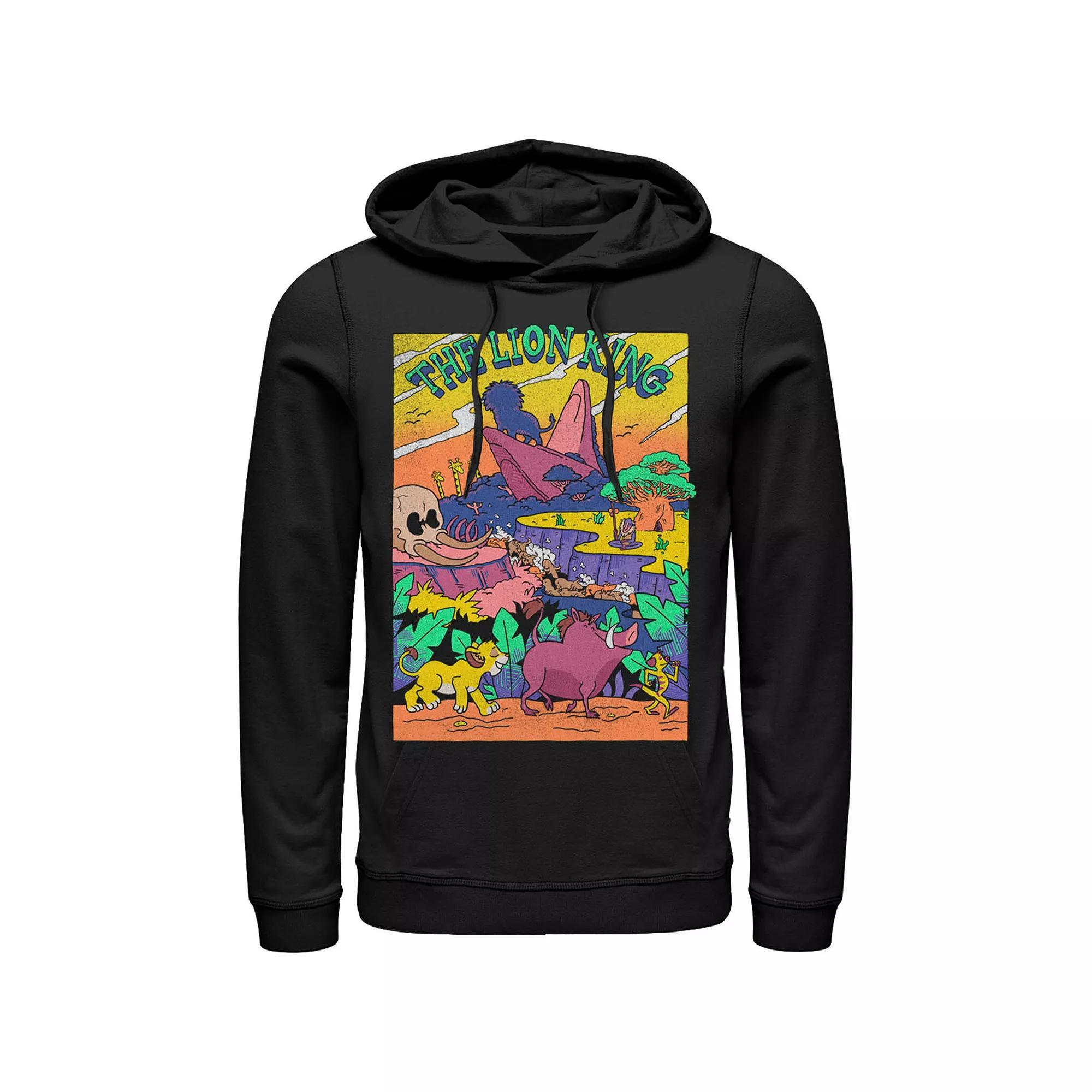 Disney's Lion King Men's Legend of Lion King Colorful Hoodie, Size: Small, Blue Product Image