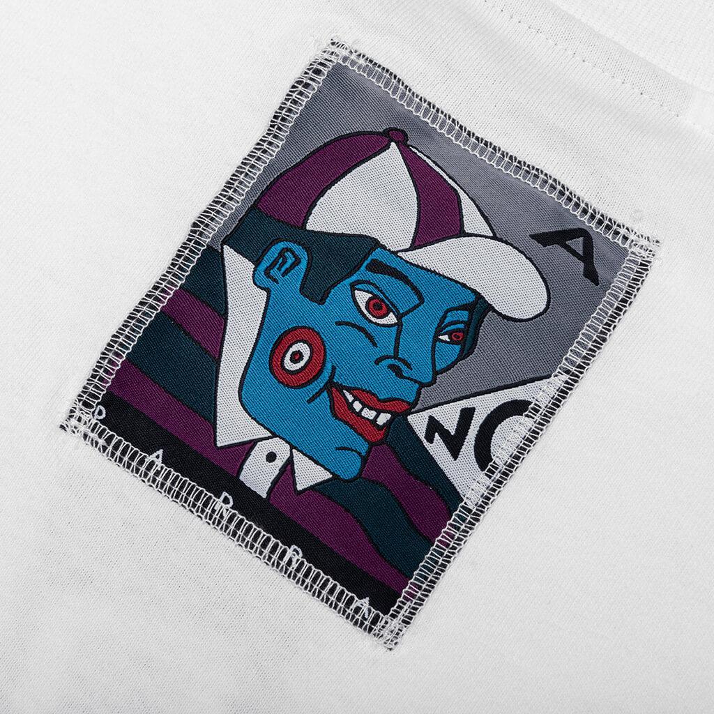 Your Face Long Sleeve T-Shirt - White Male Product Image