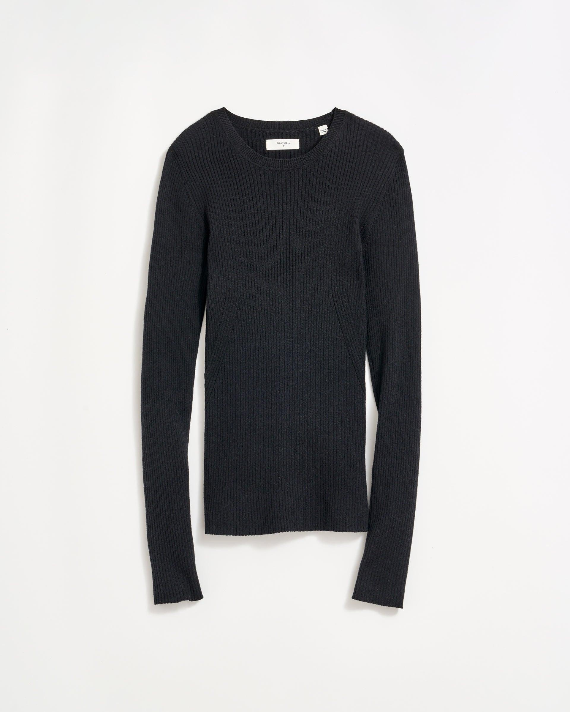 Long Sleeve Rib Crew -  Product Image