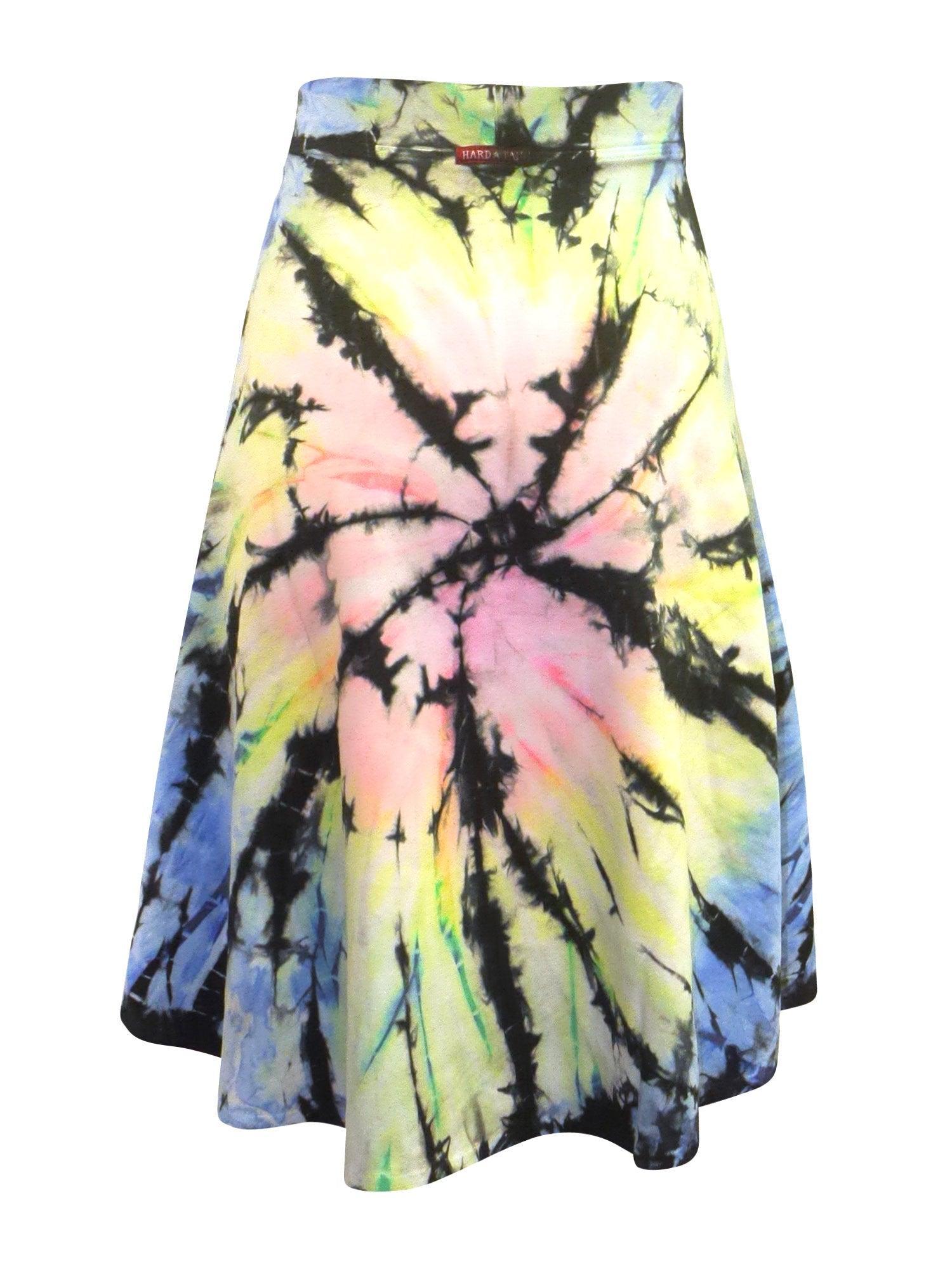 Hard Tail Easy Flare Knee Skirt W-646 Product Image