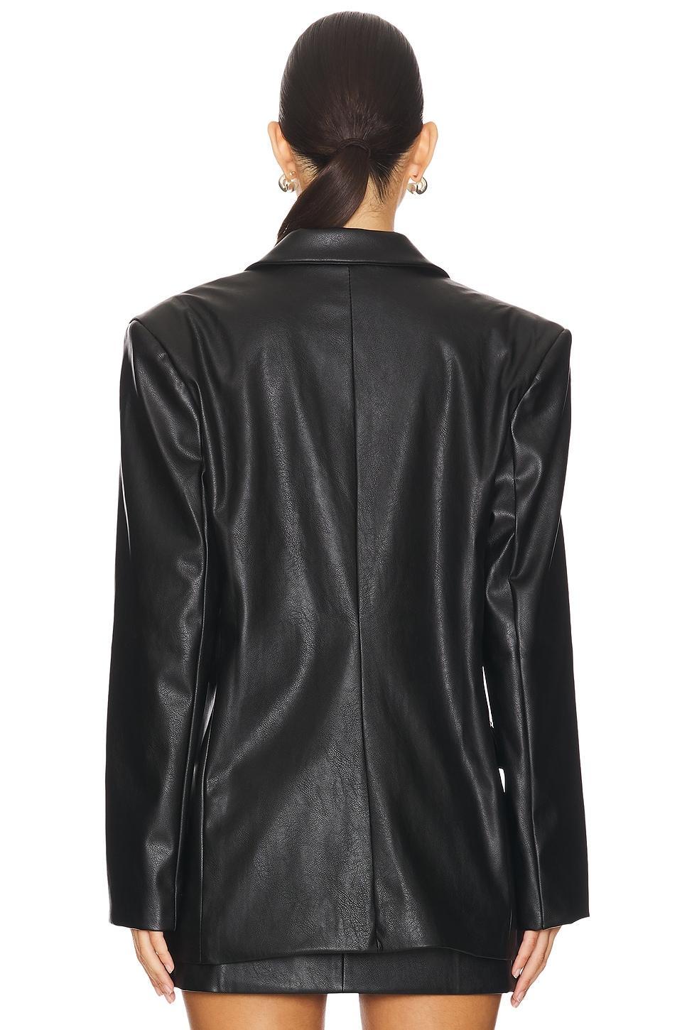 Farrell Faux Leather Blazer NONchalant Label Product Image