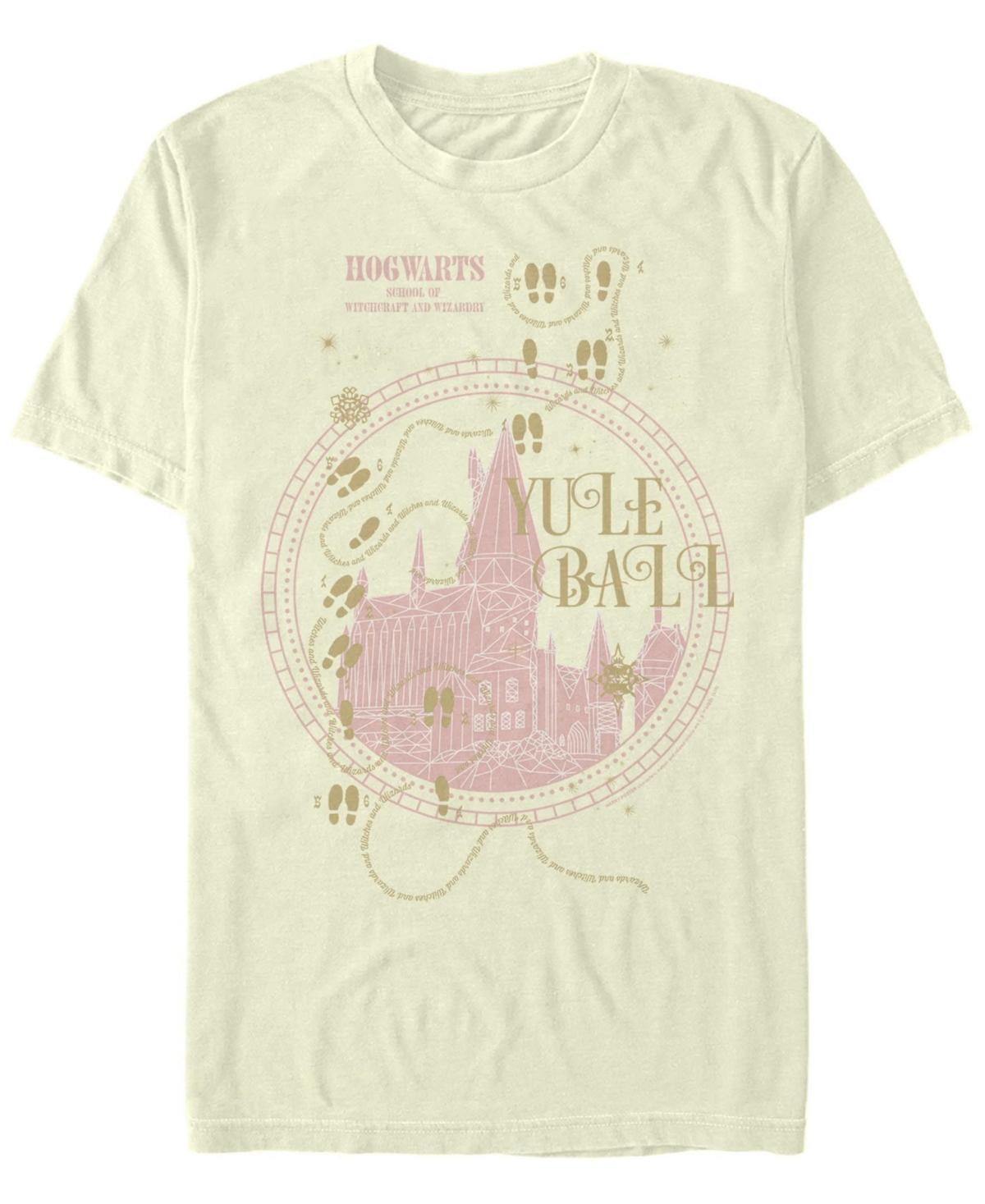 Men's Harry Potter Christmas Yule Ball Tee, Size: XL, Natural Product Image