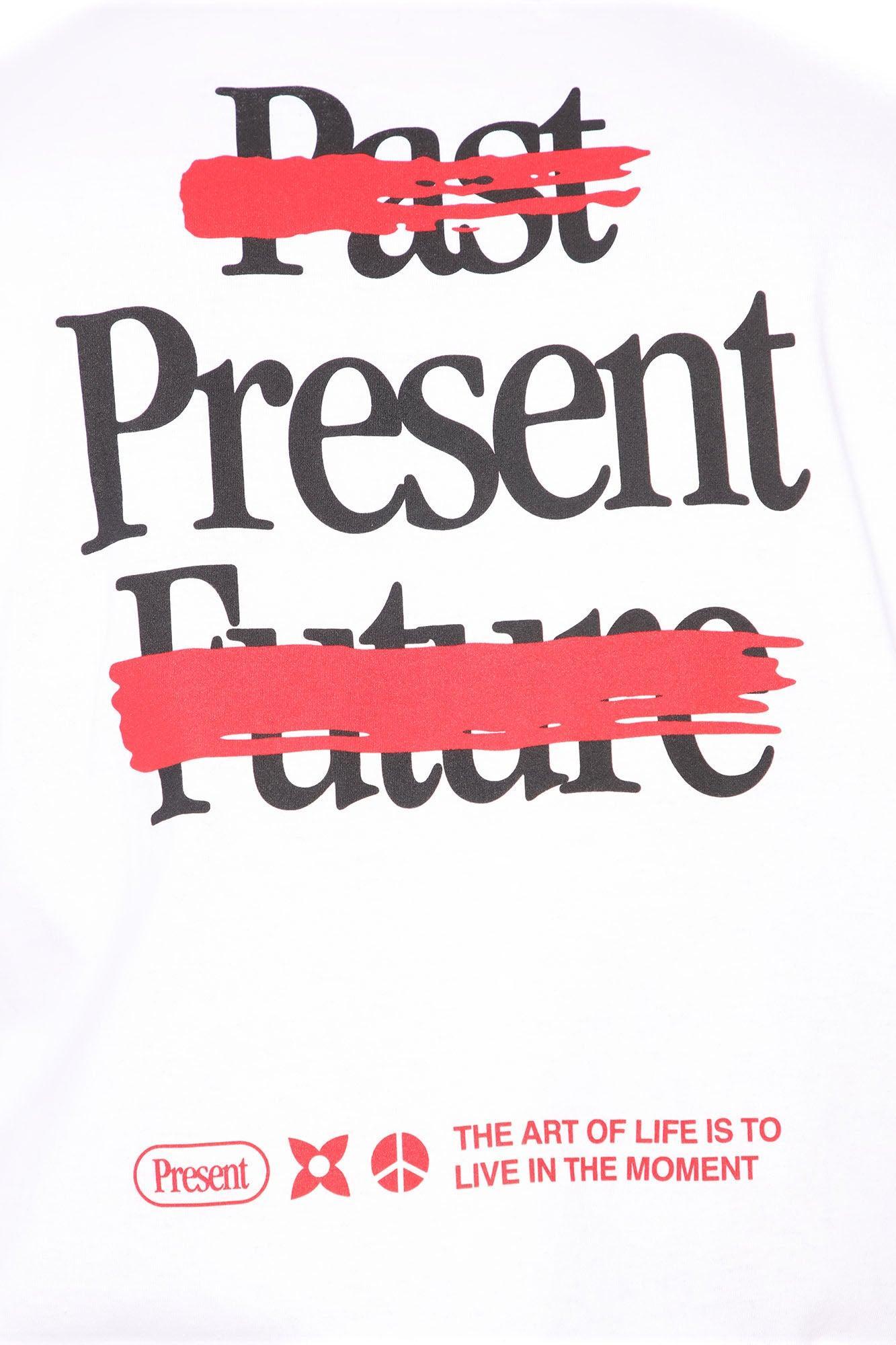 Be Present Short Sleeve Tee - White Product Image