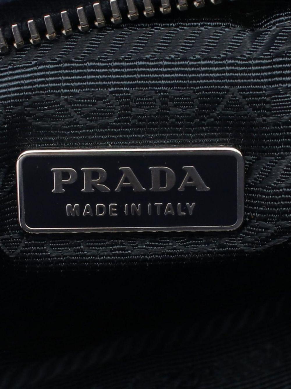 2000s Enamel triangle logo clutch bag  Product Image