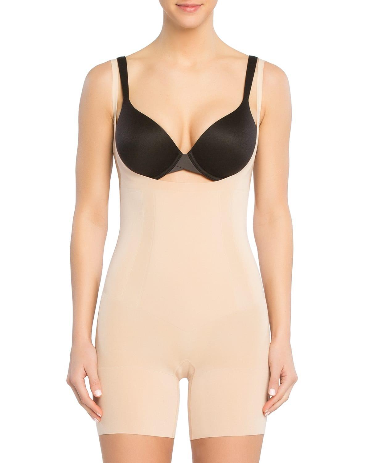Spanx OnCore Open-Bust Mid-Thigh Bodysuit Product Image