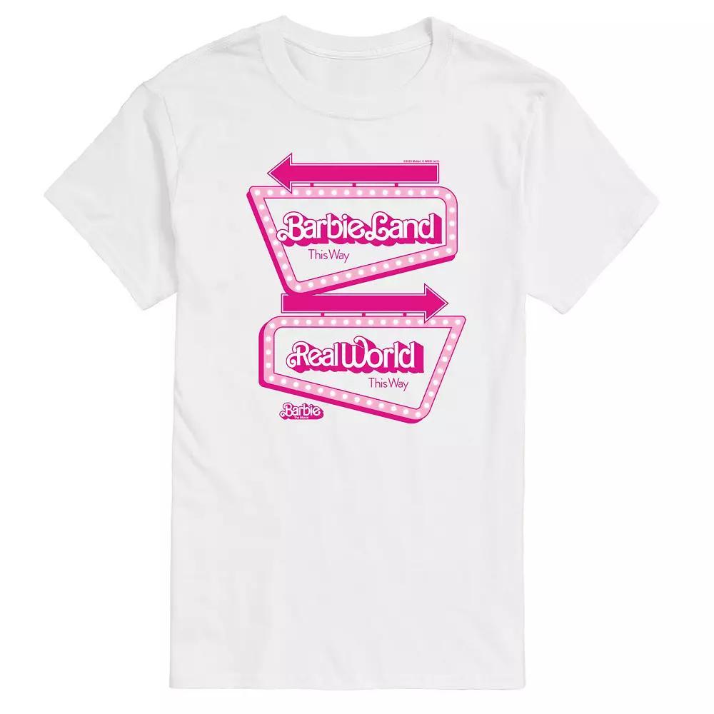 Big & Tall Barbie The Movie Barbieland Graphic Tee, Mens Product Image