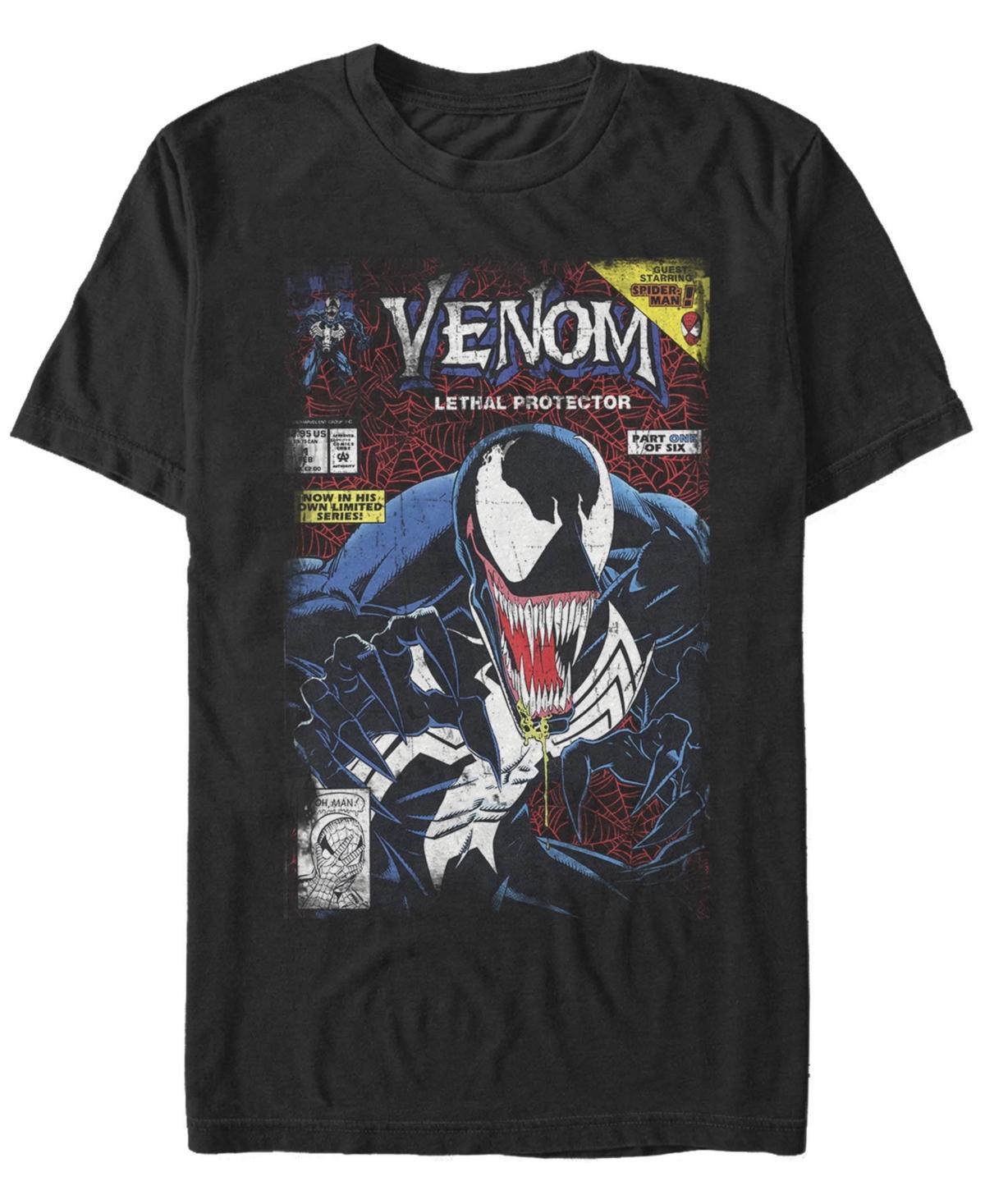 Men's Marvel Venom Comic Cover Graphic Tee, Size: XL, Black Product Image