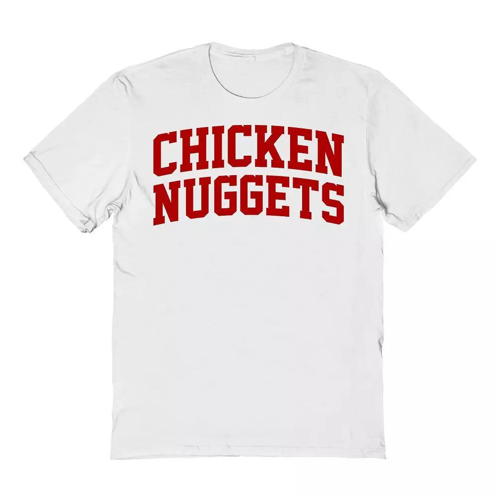 Men's Duke & Sons Chicken Nuggets Graphic T-shirt, Size: XXL, White Red Product Image