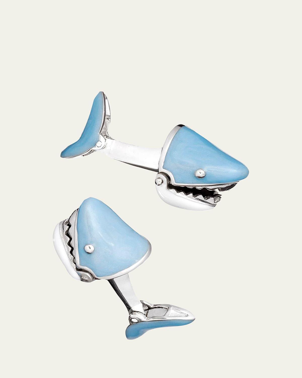 Movable Shark Face Cuff Links Product Image