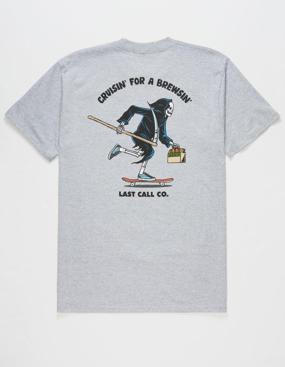 LAST CALL CO. Brewsin Mens Tee - HEATHER GRAY Product Image