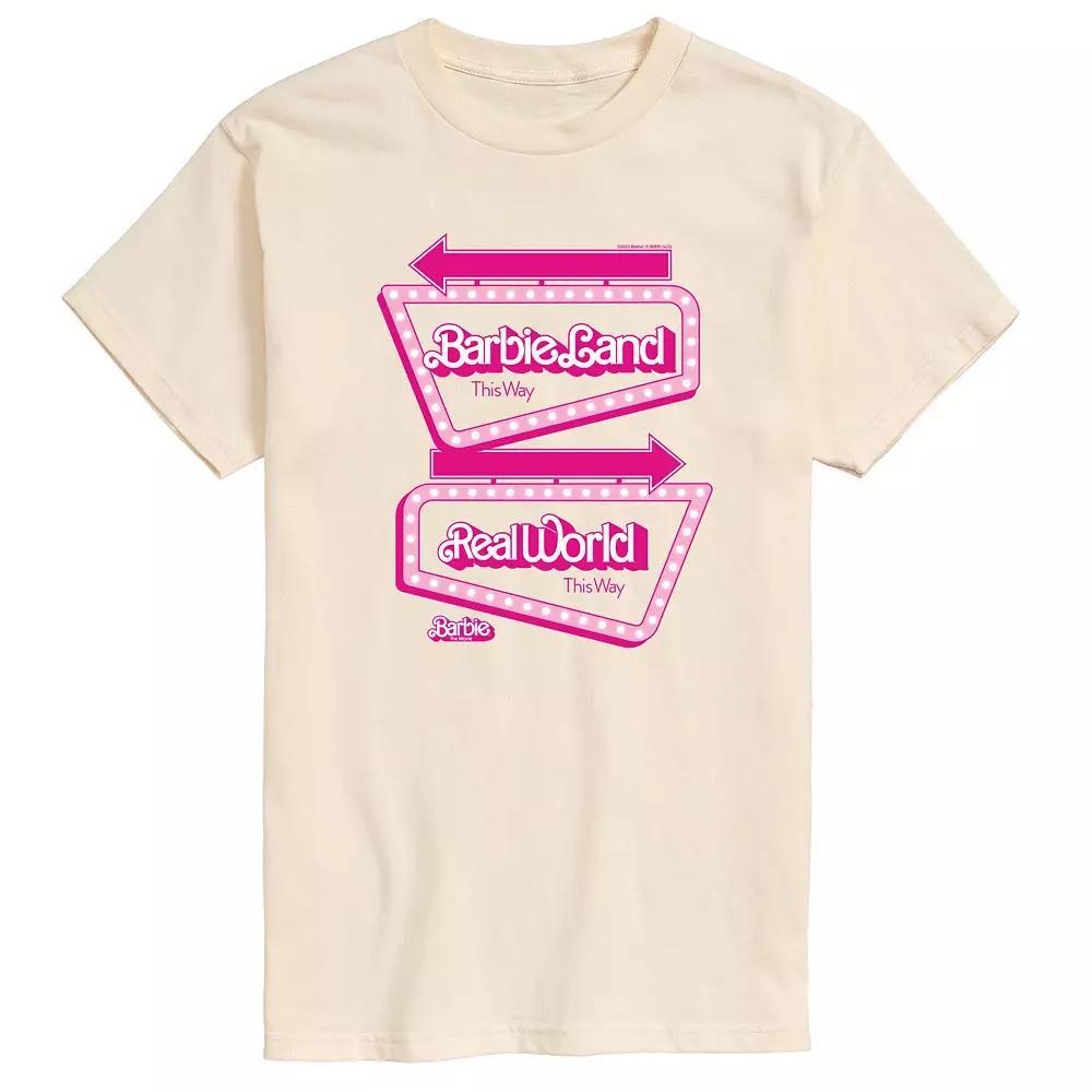 Big & Tall Barbie The Movie Barbieland Graphic Tee, Mens Product Image