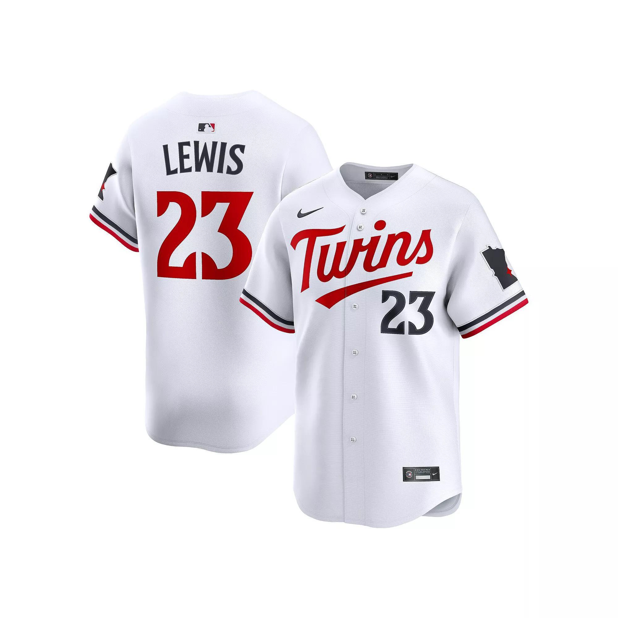 Men's Nike Royce Lewis White Minnesota Twins Home Limited Player Jersey, Size: Small Product Image