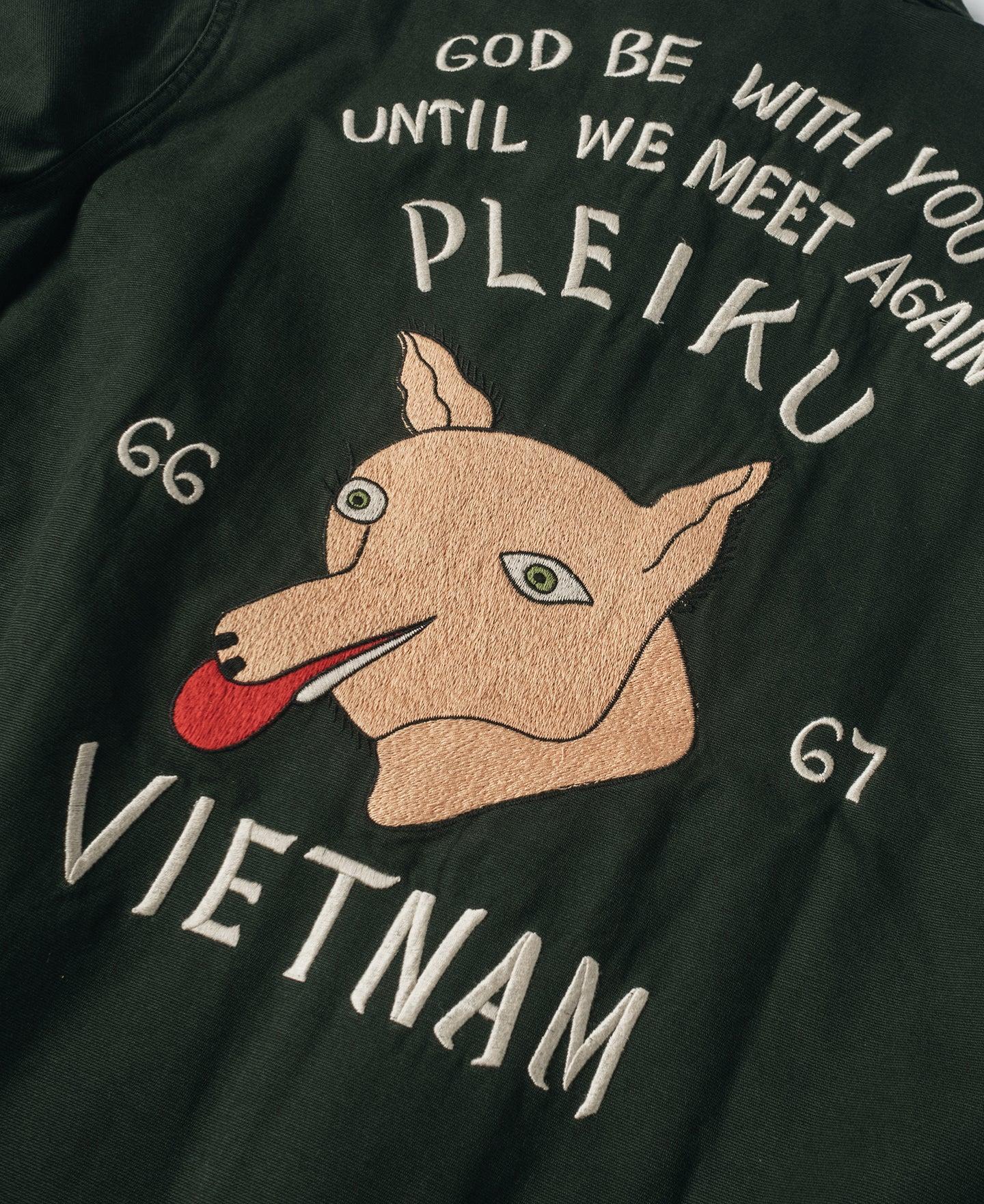 Fox Embroidery Vietnam Souvenir Jacket Product Image