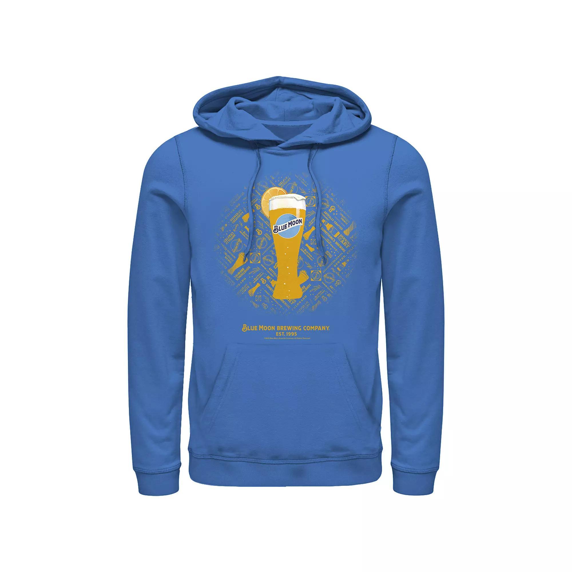 Men's Blue Moon Tall Glass Graphic Hoodie, Size: Large, Black Product Image