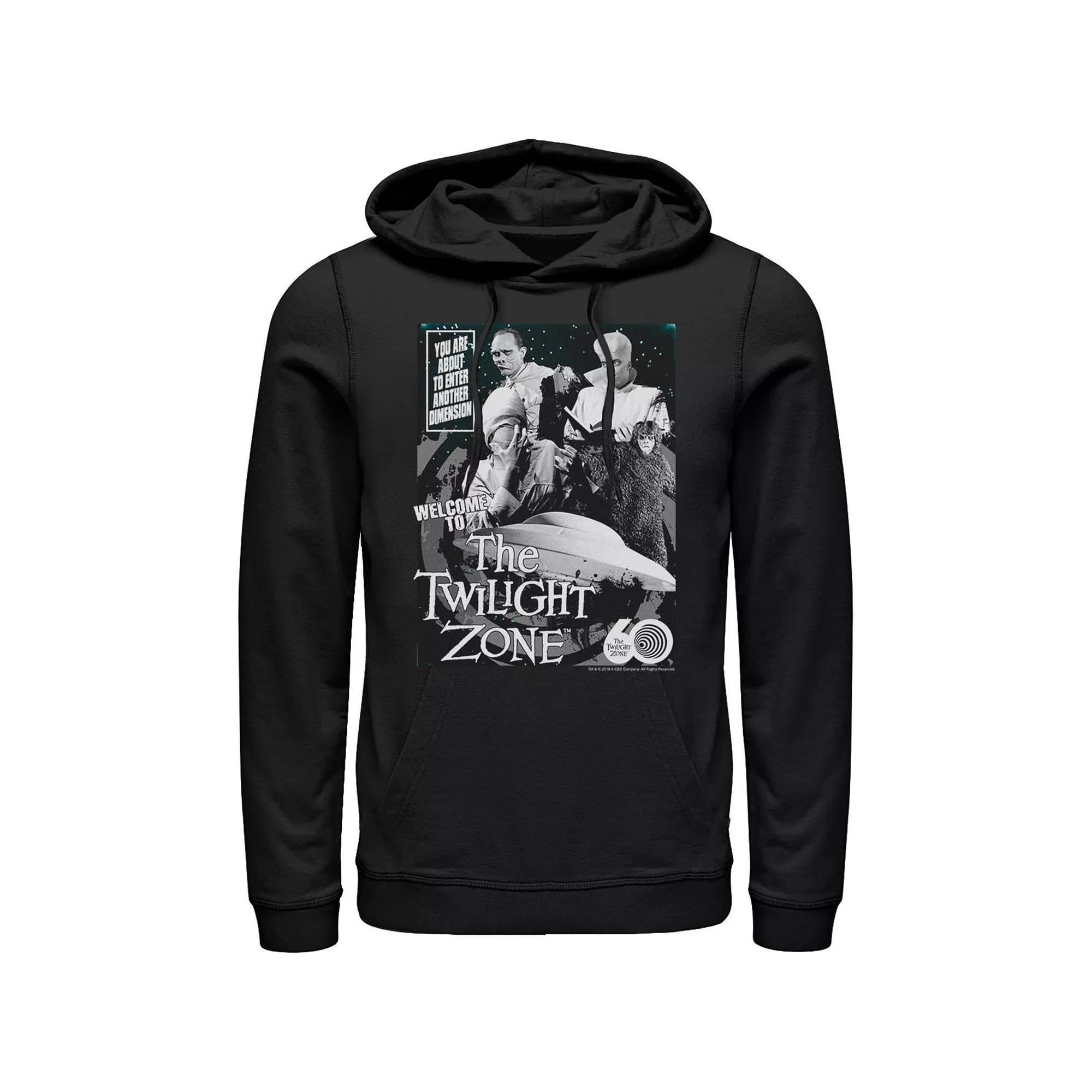 Men's CBS The Twilight Zone Comic 60th Hoodie, Size: Small, White Product Image
