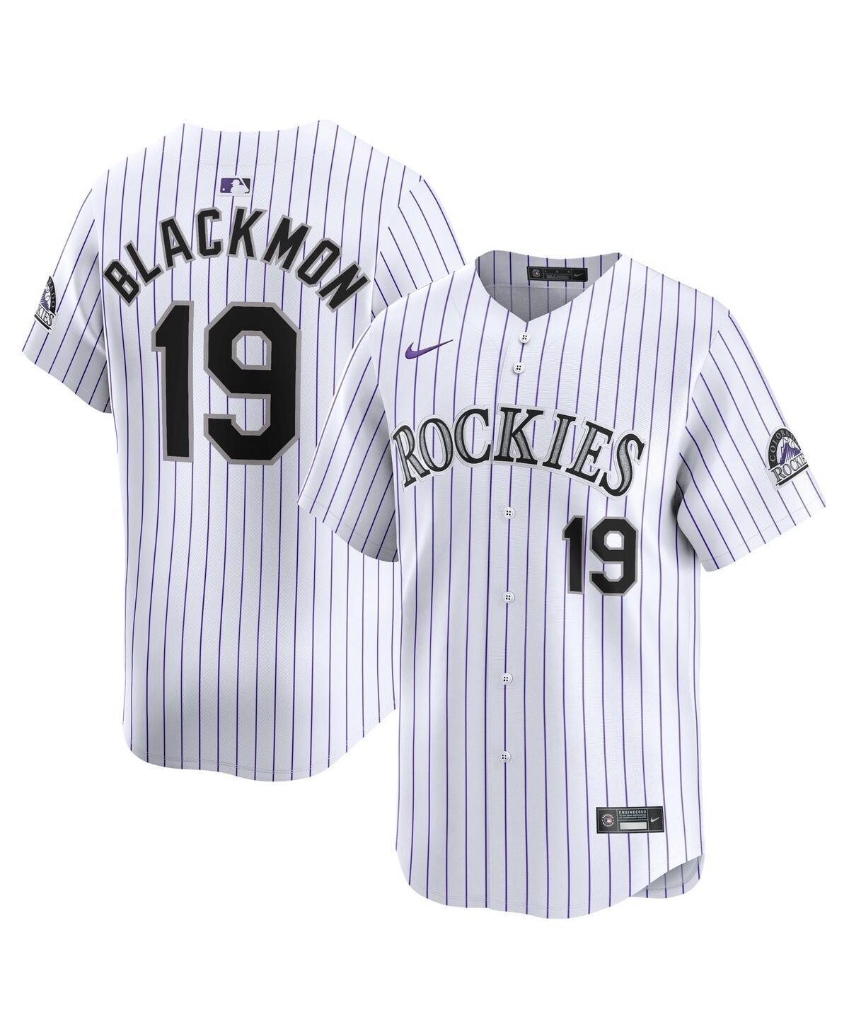 Men's Nike Charlie Blackmon White Colorado Rockies Home Limited Player Jersey, Size: Medium Product Image