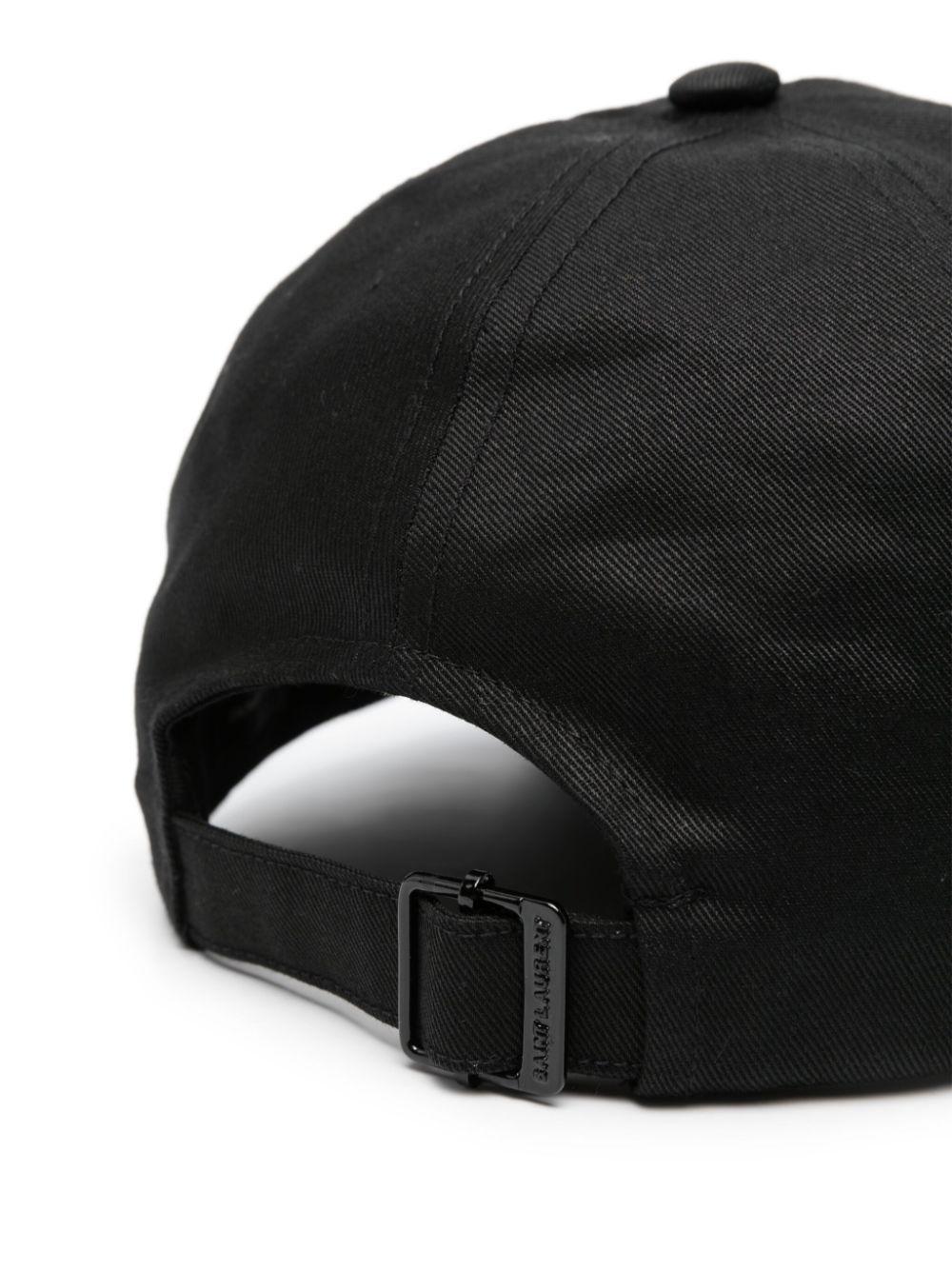logo-embroidered gabardine-weave cap Product Image