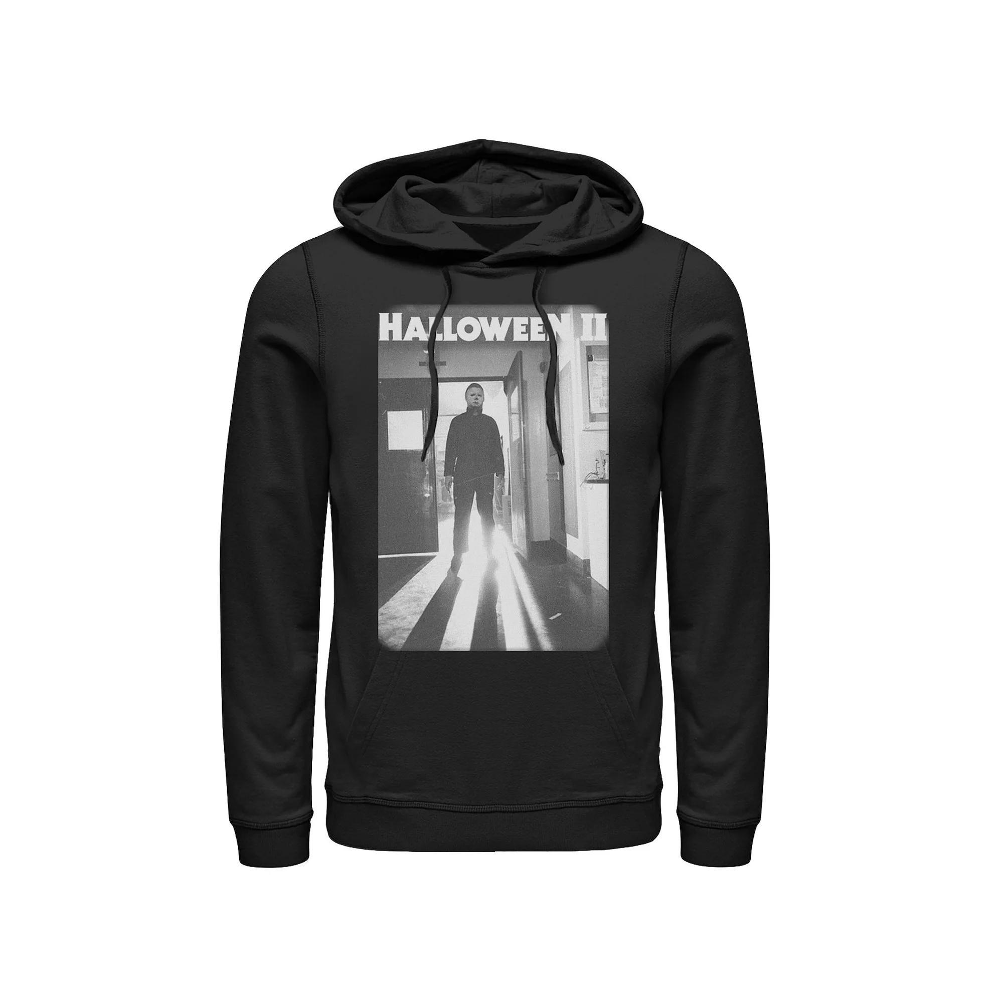 Men's Halloween 2 Michael Myers Faded Poster Sweatshirt, Size: XL, Black Product Image