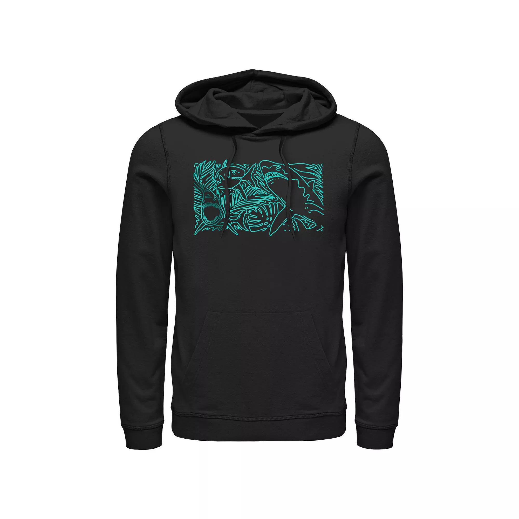 Mens Pride Flag Brush Strokes Graphic Hoodie Product Image