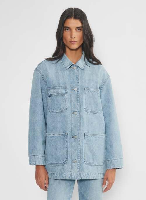 the ’90s denim chore coat Product Image