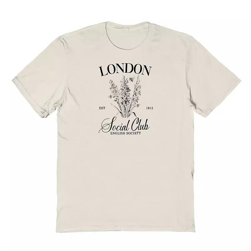 Men's London Social Club Graphic Tee, Size: Medium, Natural Product Image