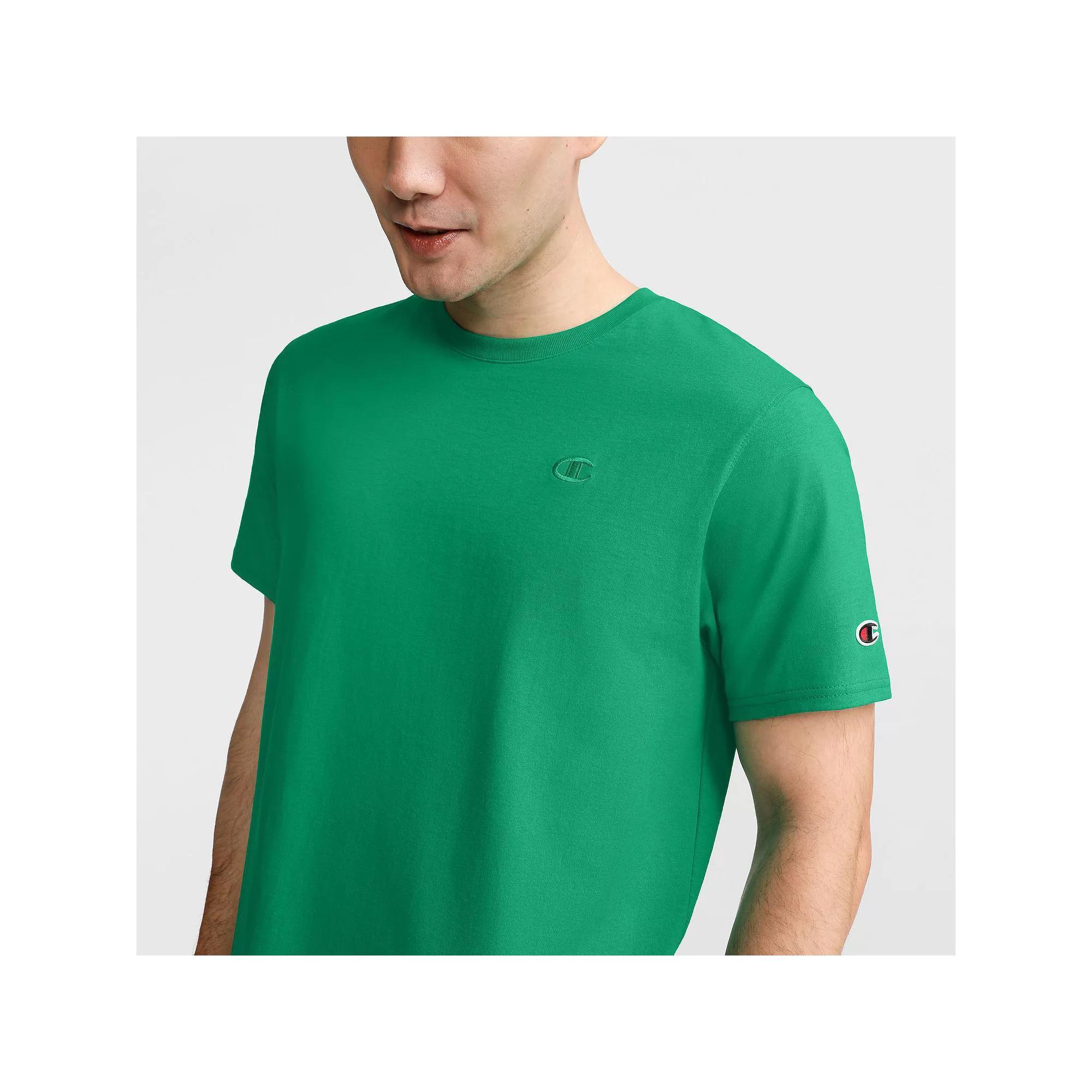 Mens Champion Classic Jersey Tee Granite Grey Product Image