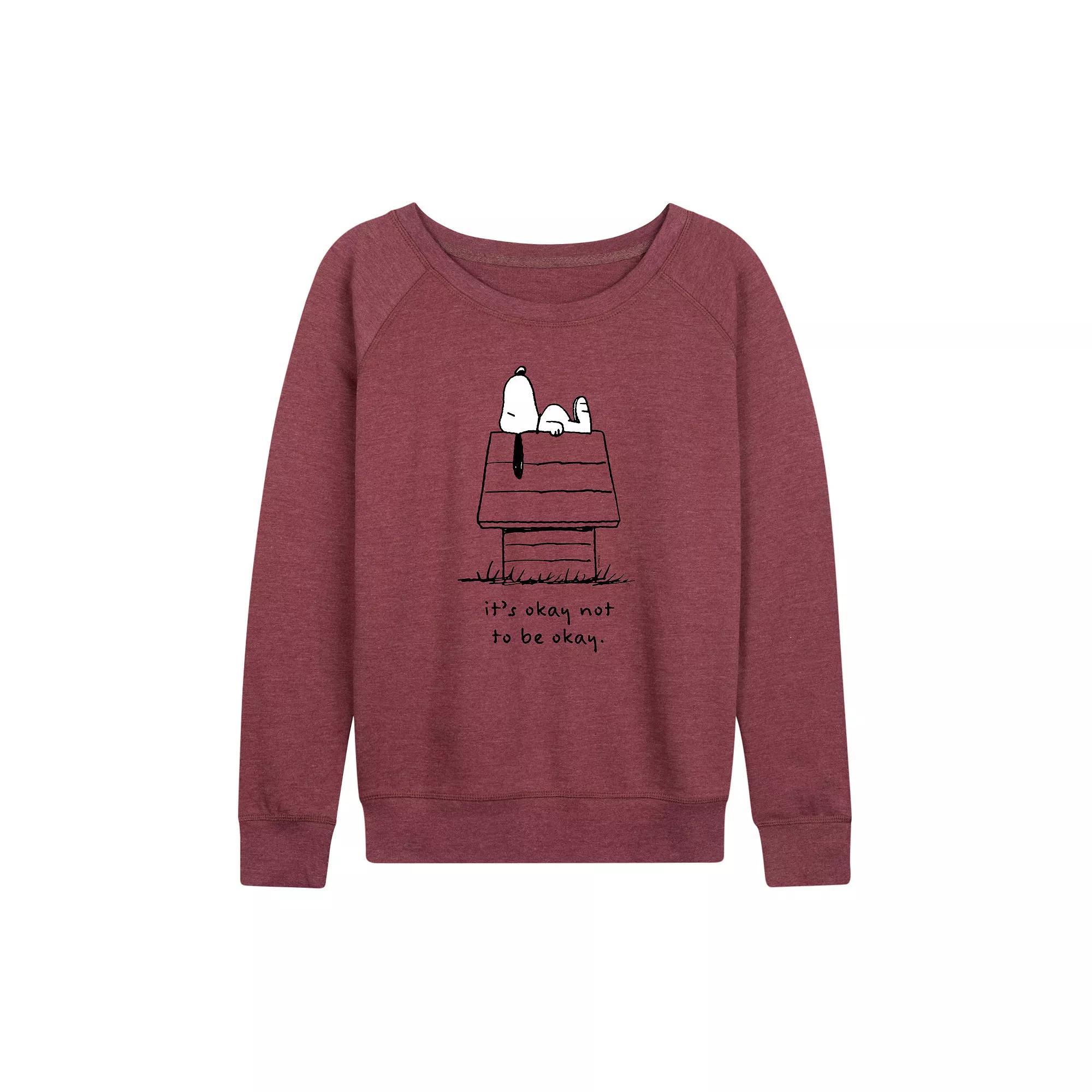 Womens Yellowstone Someone Elses Day French Terry Long Sleeve Tee, Girls Grey Indigo Product Image