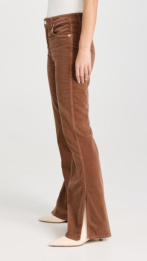 AMO Liz Velvet Split Flare Jeans | Shopbop Product Image