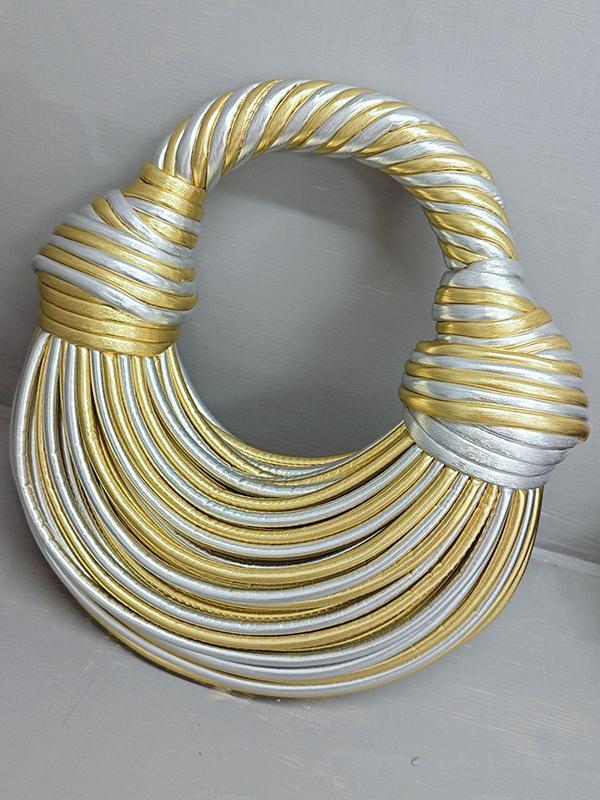 Geometric Zipper Handbags Product Image