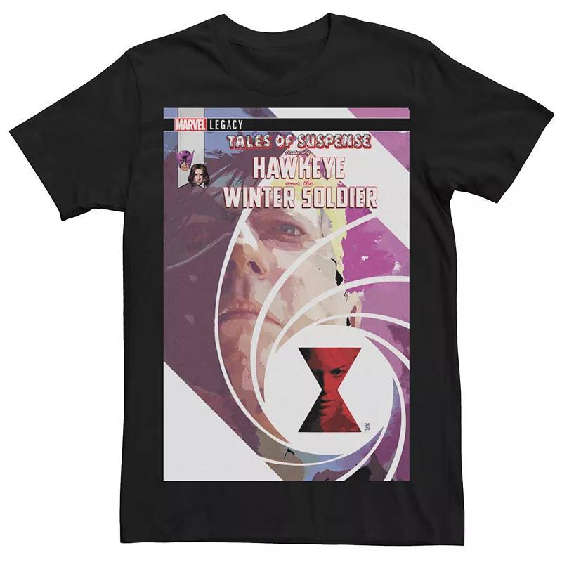 Mens Marvel Hawkeye Winter Soldier Comic Cover Tee Product Image