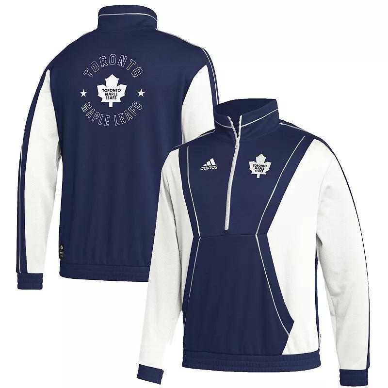 Men's adidas Red New York Rangers Team Classics Half-Zip Jacket, Size: XL, Ran Red Product Image