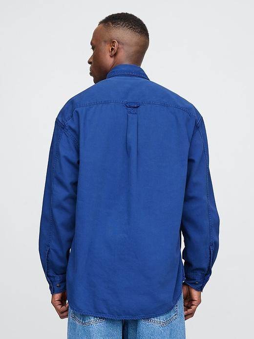 UltraSoft Denim Big Shirt Product Image