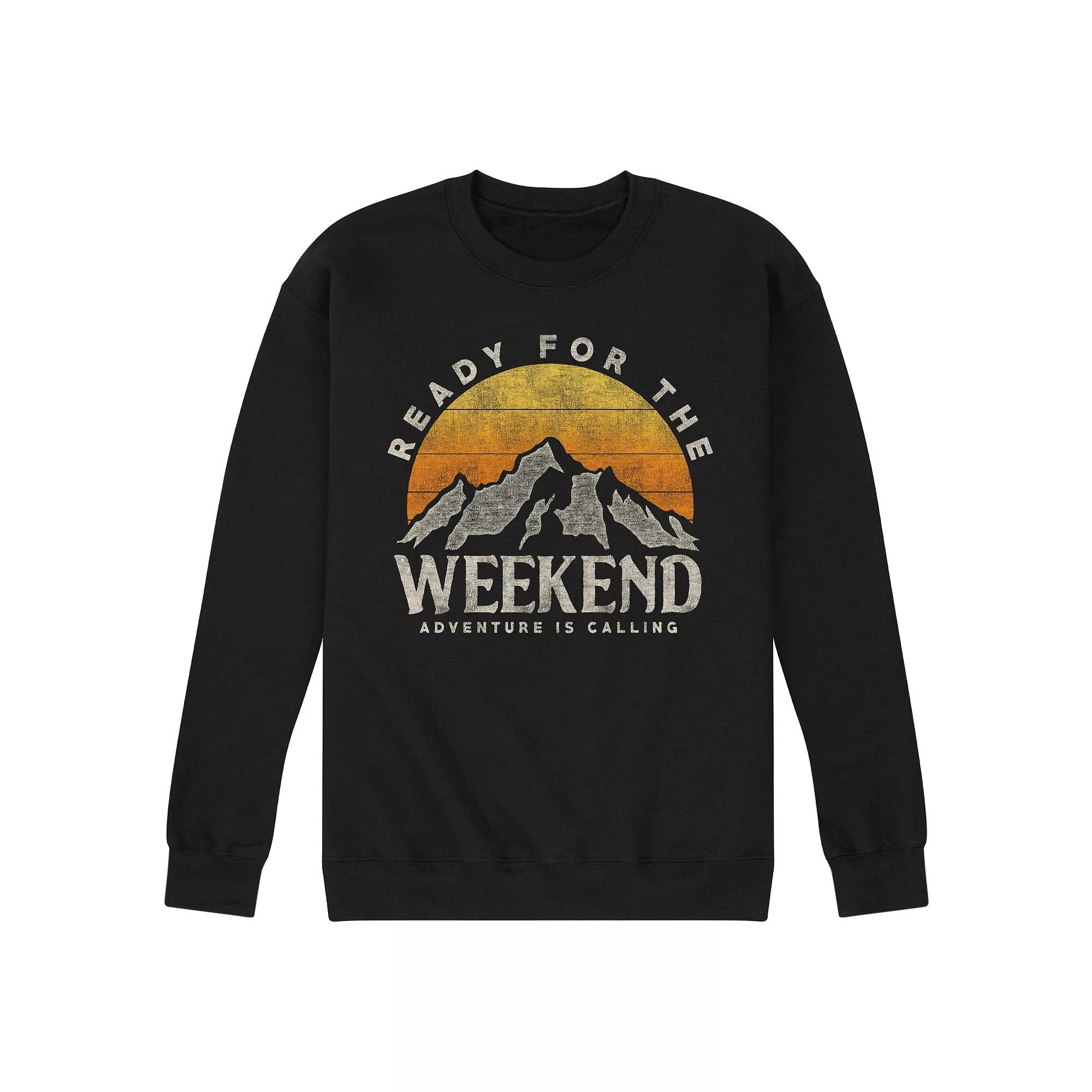 Mens Ready For The Weekend Graphic Sweatshirt Product Image