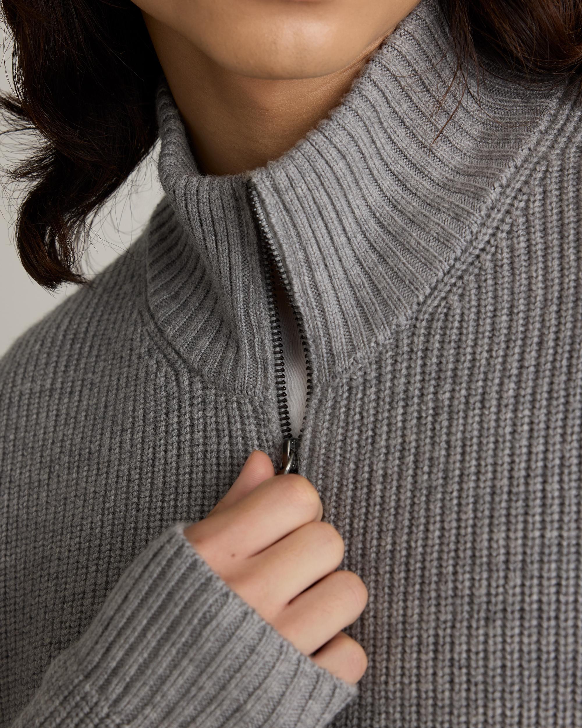Quince | Men's Australian Merino Wool Full Zip Sweater Product Image