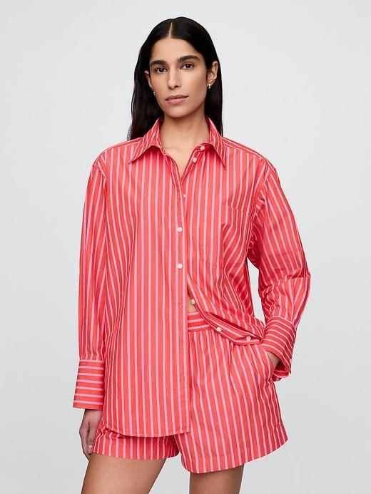 Organic Cotton Poplin Big Shirt Product Image