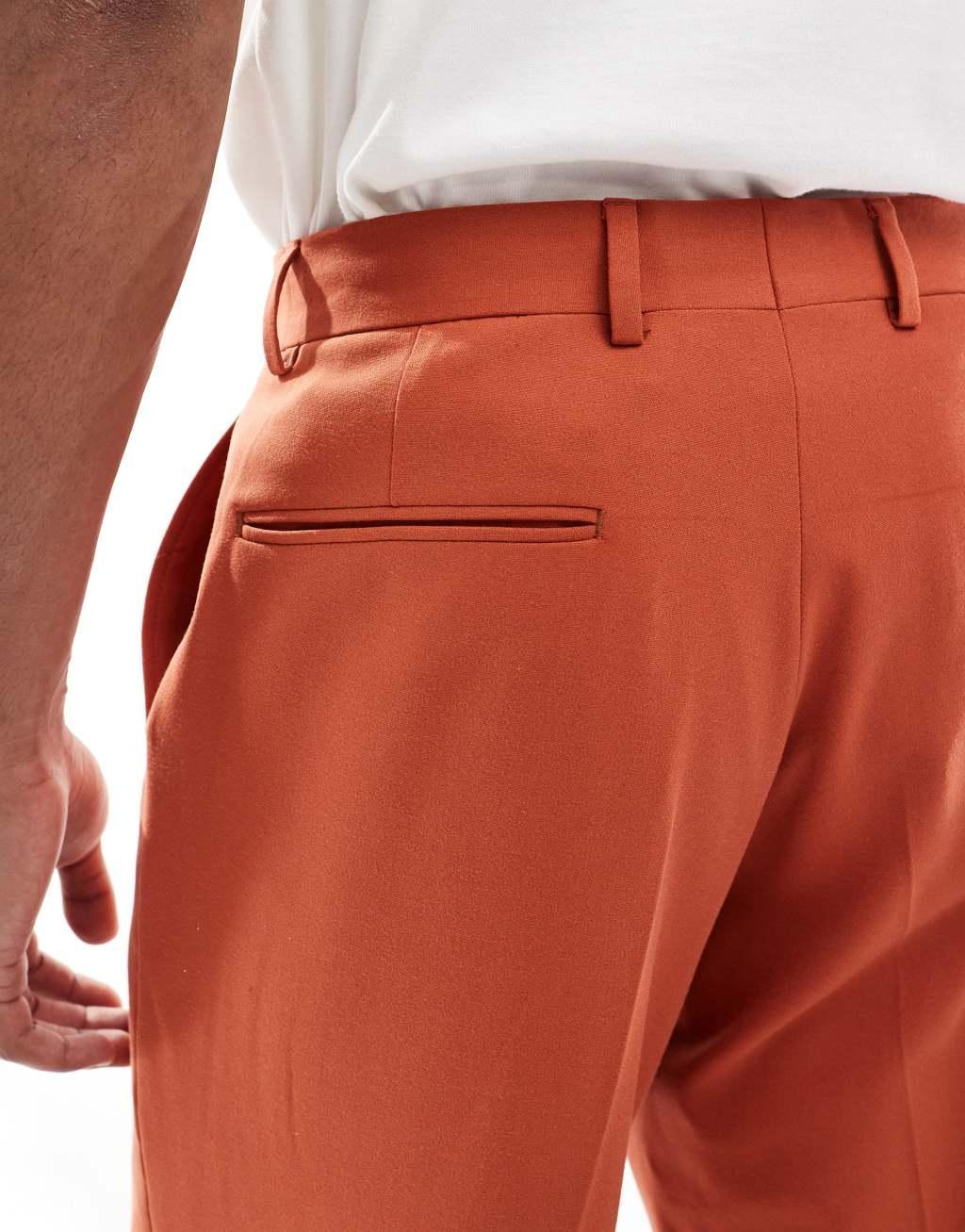 Viggo Lavoir suit pants in burnt orange - part of a set Product Image