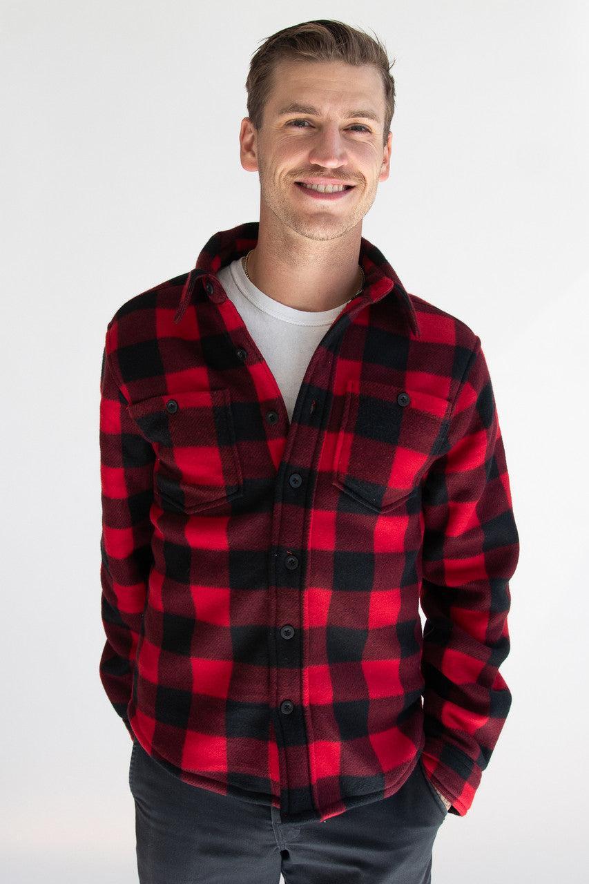 Flannel Sherpa Jacket Product Image