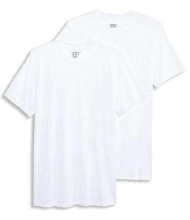 Jockey Made in America Cotton Short Sleeve Crew Neck Undershirt 2 Product Image