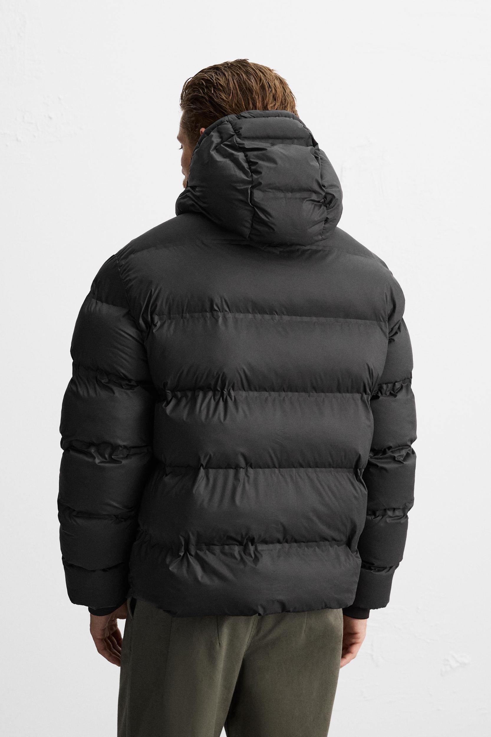 HOODED QUILTED JACKET Product Image
