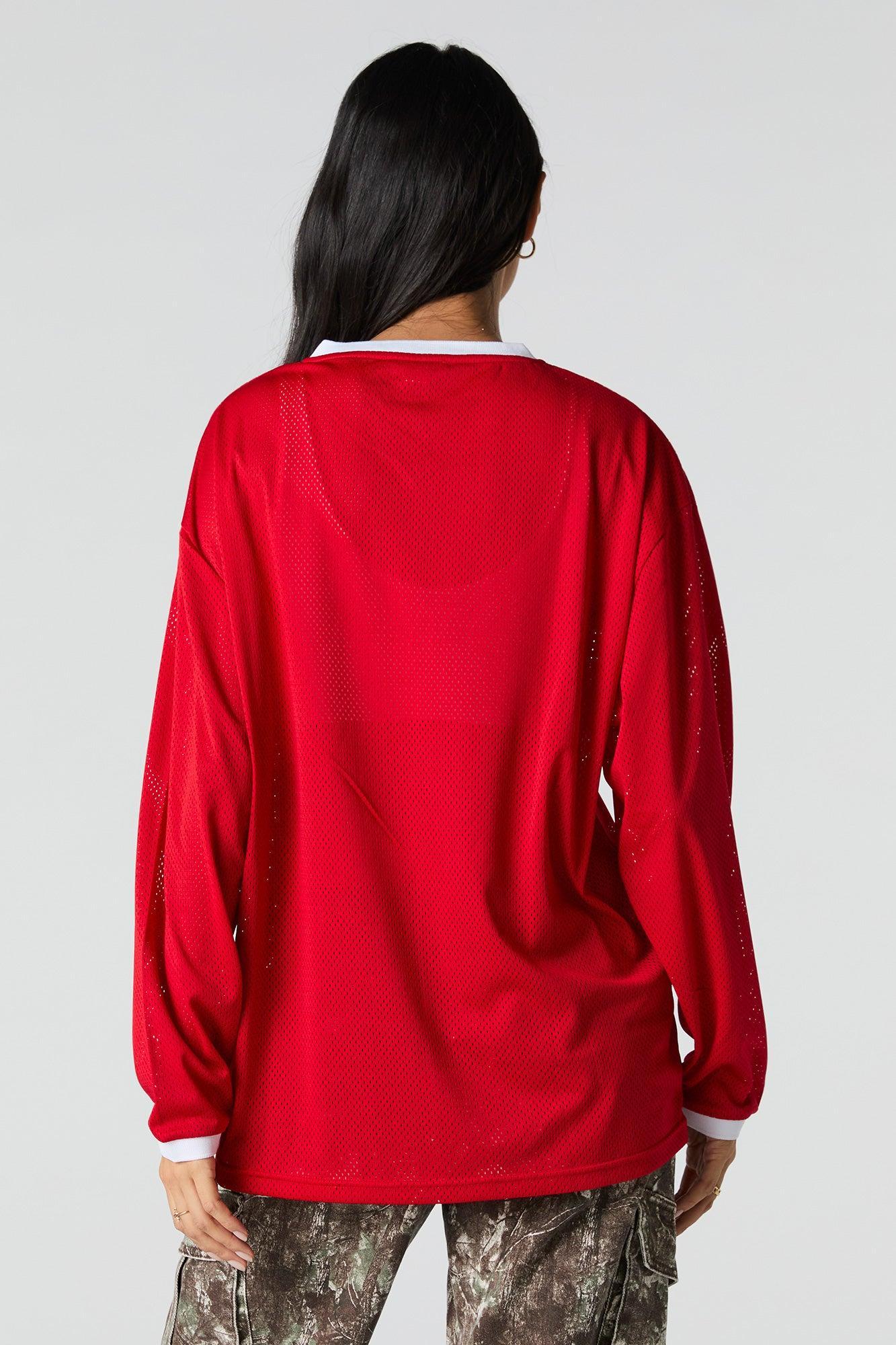 Graphic Mesh Long Sleeve Jersey Female Product Image