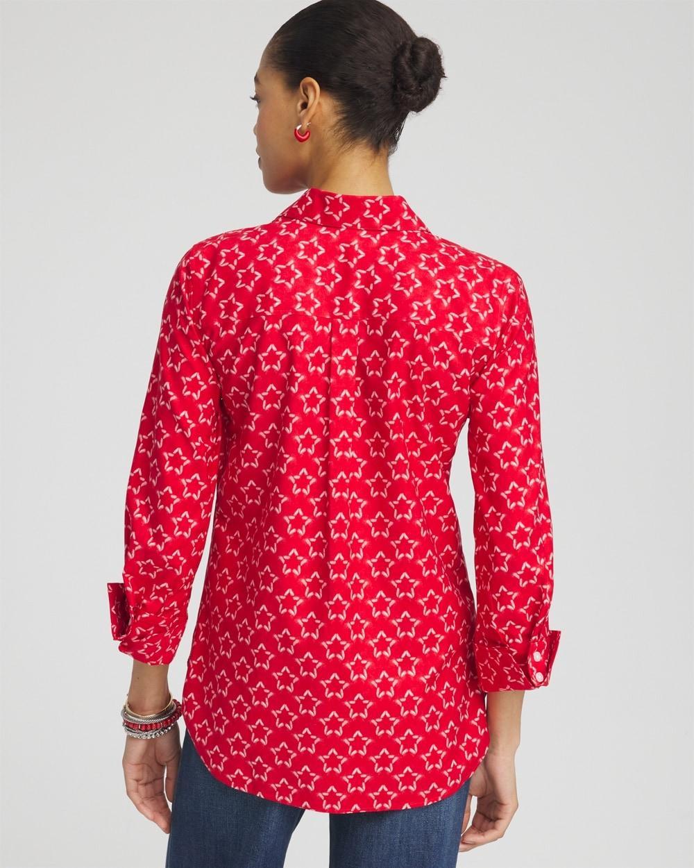 No Iron™ Stretch Stars Shirt Product Image