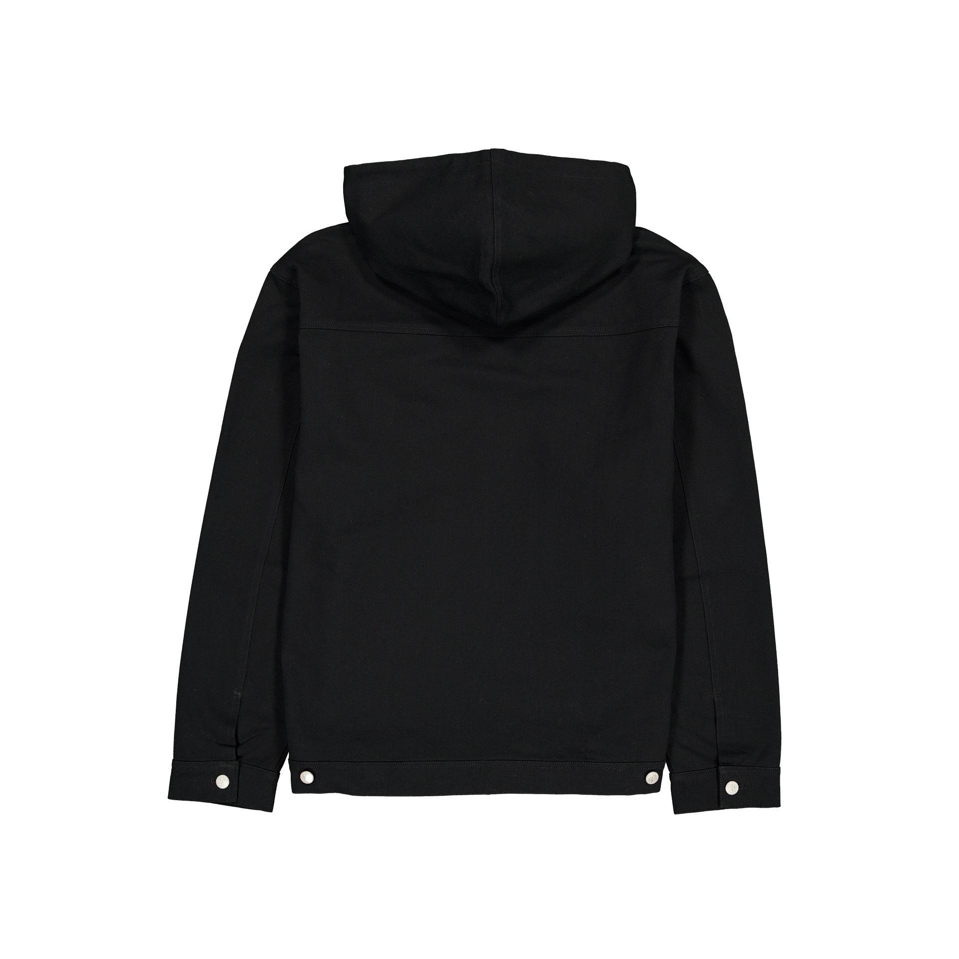 Forge Black Hooded Work Jacket Male Product Image