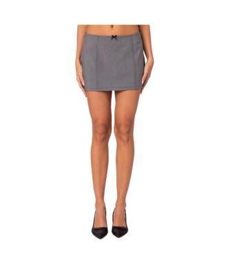 Edikted Womens Take A Bow Mini Skirt Product Image