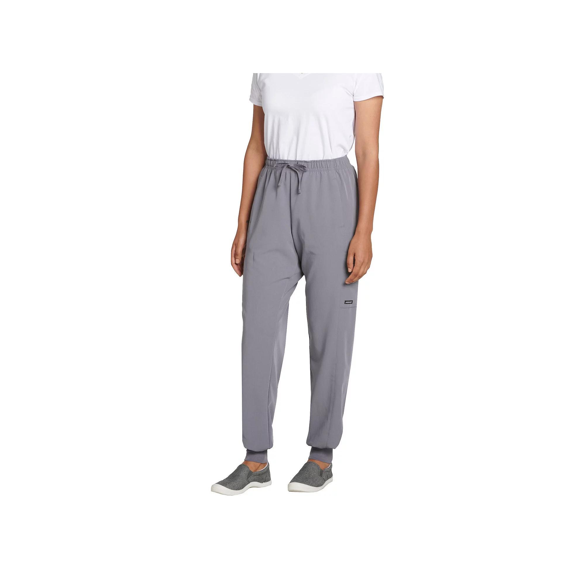 Women's Jockey® Scrubs Jogger Pants 2481, Size: 2XL, Silver Product Image