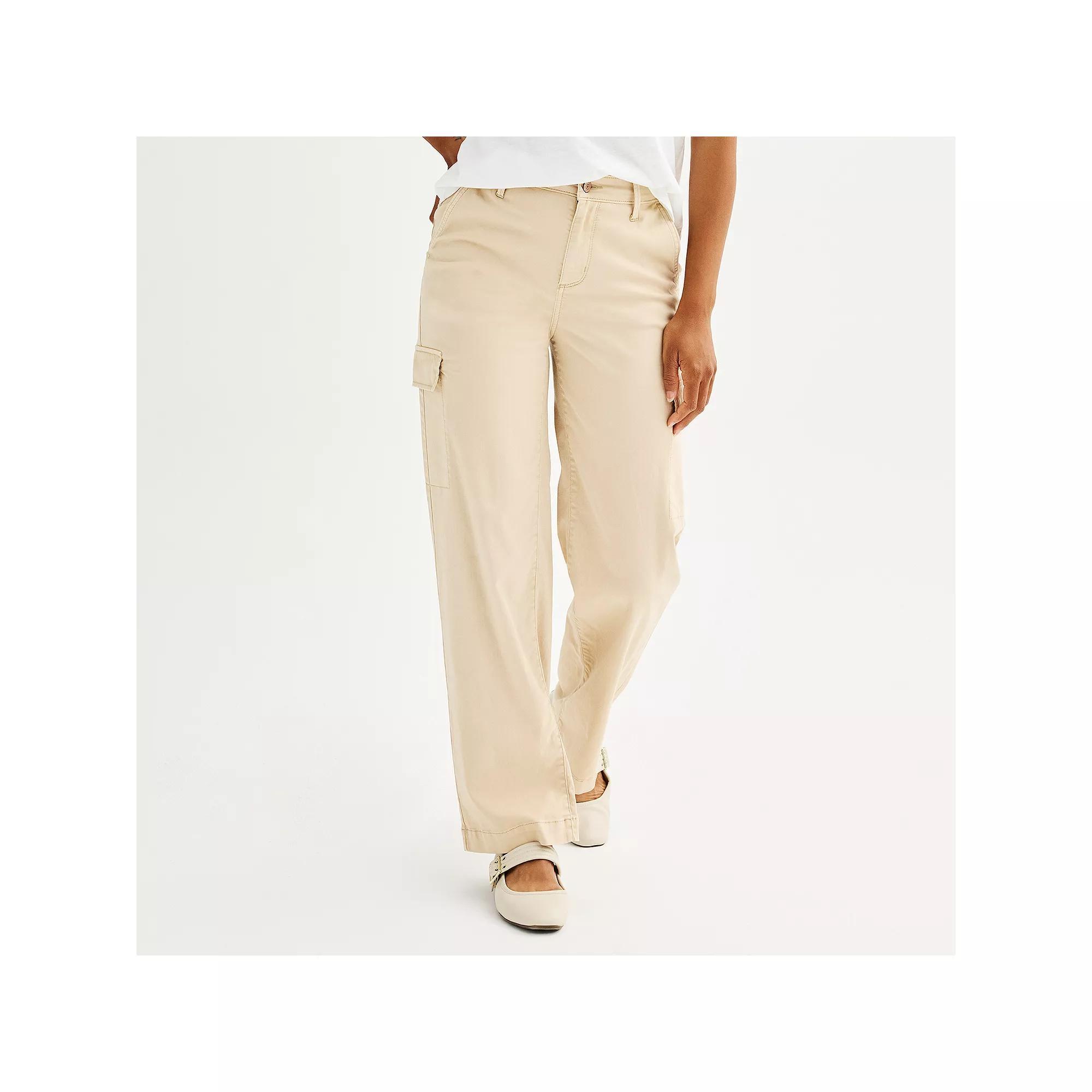 Petite Sonoma Goods For Life® Cargo Utility Pants, Women's, Size: 8 Petite, Manolo Green Product Image